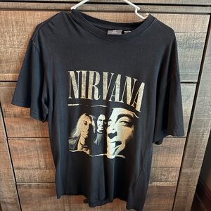 H&M Nirvana Graphic Tee; Small